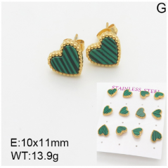 Stainless steel jewelry Fashion Earrings 6 pcs wholesale