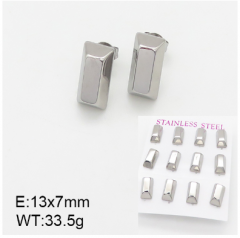 Stainless steel jewelry Fashion Earrings 6 pcs wholesale