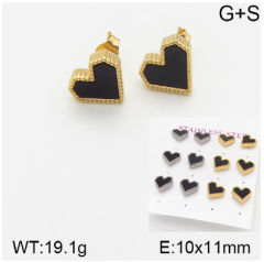 Stainless steel jewelry Fashion Earrings 6 pcs wholesale