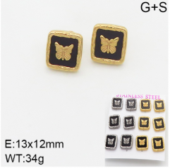Stainless steel jewelry Fashion Earrings 6 pcs wholesale
