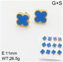 Stainless steel jewelry Fashion Earrings 6 pcs wholesale