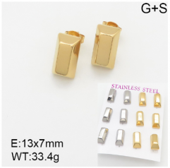 Stainless steel jewelry Fashion Earrings 6 pcs wholesale
