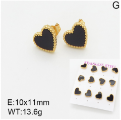Stainless steel jewelry Fashion Earrings 6 pcs wholesale