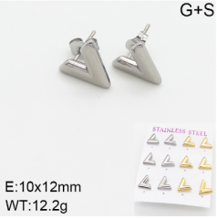 Stainless steel jewelry Fashion Earrings 6 pcs wholesale