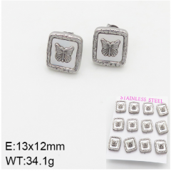 Stainless steel jewelry Fashion Earrings 6 pcs wholesale