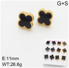 Stainless steel jewelry Fashion Earrings 6 pcs wholesale