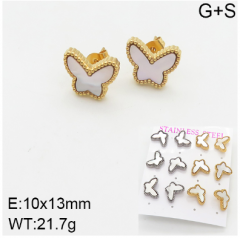 Stainless steel jewelry Fashion Earrings 6 pcs wholesale