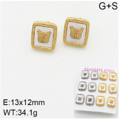 Stainless steel jewelry Fashion Earrings 6 pcs wholesale