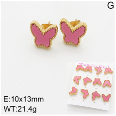 Stainless steel jewelry Fashion Earrings 6 pcs wholesale