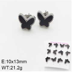 Stainless steel jewelry Fashion Earrings 6 pcs wholesale