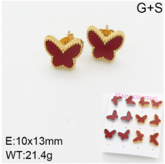 Stainless steel jewelry Fashion Earrings 6 pcs wholesale