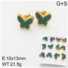 Stainless steel jewelry Fashion Earrings 6 pcs wholesale