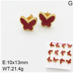 Stainless steel jewelry Fashion Earrings 6 pcs wholesale