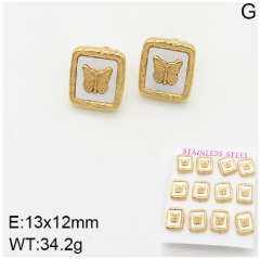 Stainless steel jewelry Fashion Earrings 6 pcs wholesale
