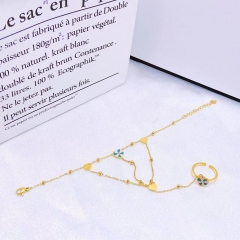 Stainless steel jewelry Women bracelet+ring Wholesale