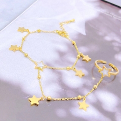 Stainless steel jewelry Women bracelet+ring Wholesale