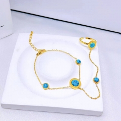 Stainless steel jewelry Women bracelet+ring Wholesale