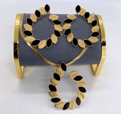 Stainless steel jewelry Necklace Earrings set Wholesale