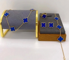 Stainless steel jewelry Necklace Earrings ring bracelet set Wholesale
