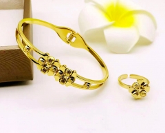 Stainless steel jewelry Bracelet and Ring set Wholesale
