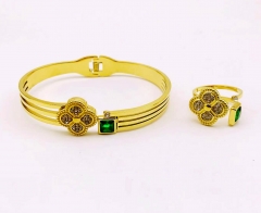 Stainless steel jewelry Bracelet and Ring set Wholesale