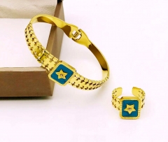 Stainless steel jewelry Bracelet and Ring set Wholesale
