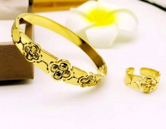 Stainless steel jewelry Bracelet and Ring set Wholesale