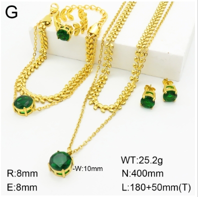 Stainless steel jewelry Necklace Earrings Ring bracelet set Wholesale