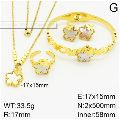 Stainless steel jewelry Necklace Earrings Ring bracelet set Wholesale