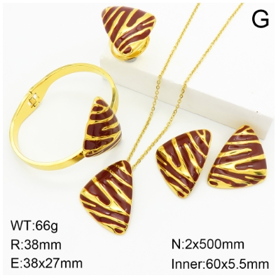 Stainless steel jewelry Necklace Earrings Ring bracelet set Wholesale