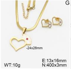 Stainless steel jewelry Necklace Earrings set Wholesale
