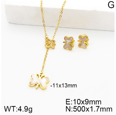 Stainless steel jewelry Necklace Earrings set Wholesale