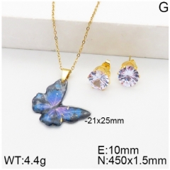 Stainless steel jewelry Necklace Earrings set Wholesale