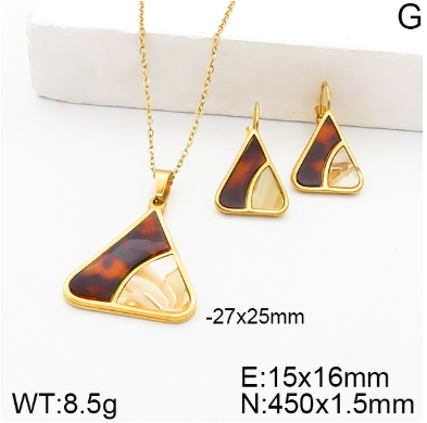 Stainless steel jewelry Necklace Earrings set Wholesale