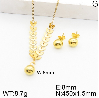 Stainless steel jewelry Necklace Earrings set Wholesale