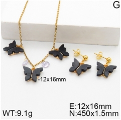 Stainless steel jewelry Necklace Earrings set Wholesale