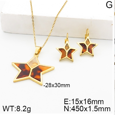 Stainless steel jewelry Necklace Earrings set Wholesale