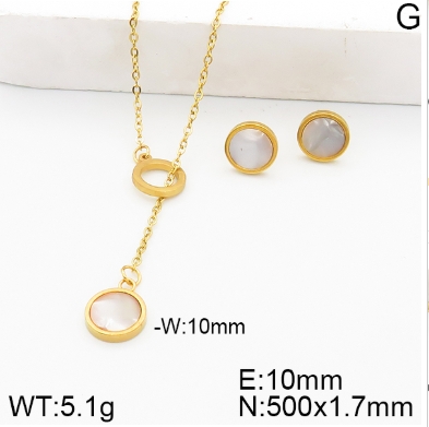 Stainless steel jewelry Necklace Earrings set Wholesale