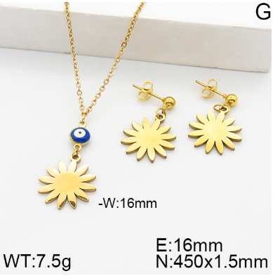 Stainless steel jewelry Necklace Earrings set Wholesale