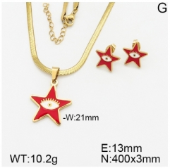 Stainless steel jewelry Necklace Earrings set Wholesale