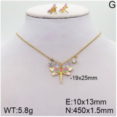 Stainless steel jewelry Necklace Earrings set Wholesale