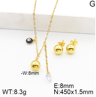 Stainless steel jewelry Necklace Earrings set Wholesale