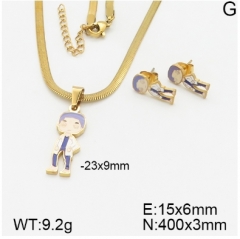 Stainless steel jewelry Necklace Earrings set Wholesale