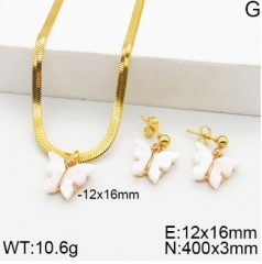 Stainless steel jewelry Necklace Earrings set Wholesale