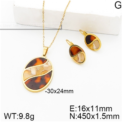 Stainless steel jewelry Necklace Earrings set Wholesale
