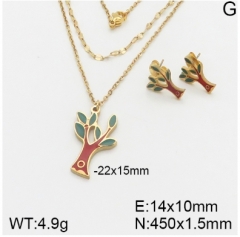 Stainless steel jewelry Necklace Earrings set Wholesale