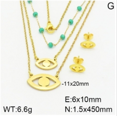 Stainless steel jewelry Necklace Earrings set Wholesale