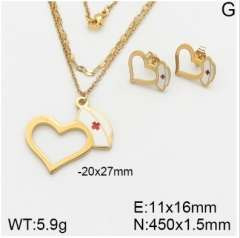 Stainless steel jewelry Necklace Earrings set Wholesale