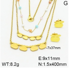 Stainless steel jewelry Necklace Earrings set Wholesale