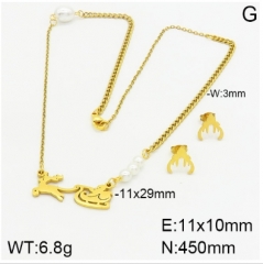 Stainless steel jewelry Necklace Earrings set Wholesale